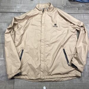 Sunice Jacket Mens XL Beige Typhoon Zephal Waterproof Wells Fargo Golf‎ Rain
